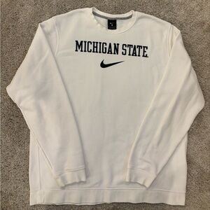 Nike Michigan State Spartans Club Fleece Crewneck Pullover Sweatshirt Mens XL